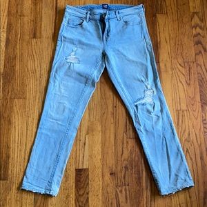 Gap Denim Knee Ripped Jeans